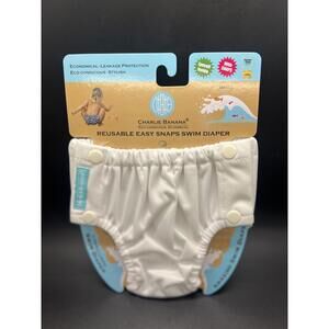 Charlie Banana Swim Diaper White S